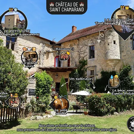 Chateau De Chamarand - L'aile Renaissance & La Tour Medievale Saint-Chamarand